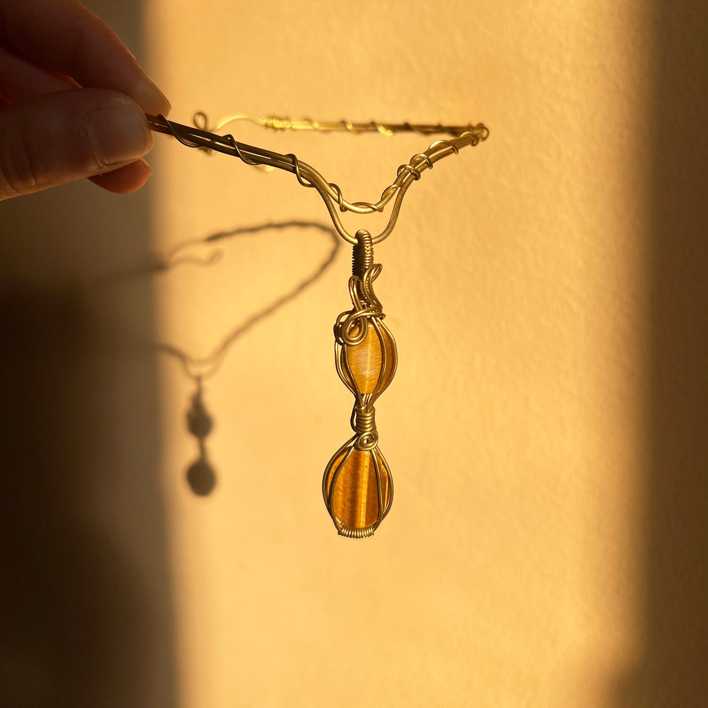 Doble Tiger Eye Choker