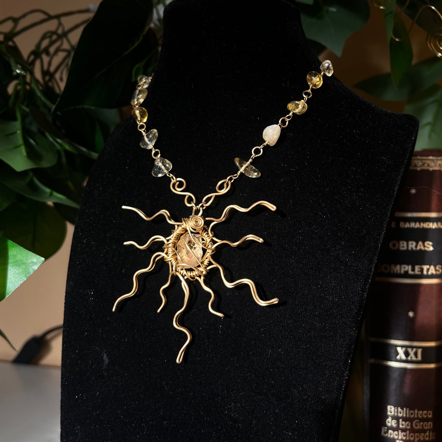 Colgante Citrine SUN