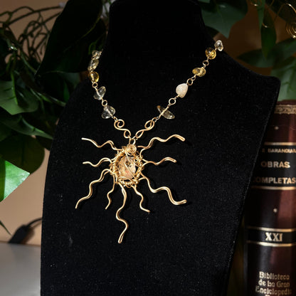 Colgante Citrine SUN