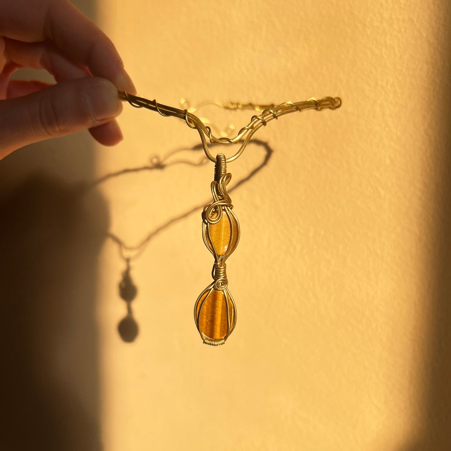 Doble Tiger Eye Choker