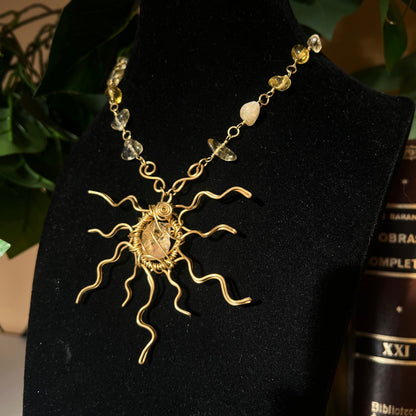 Colgante Citrine SUN