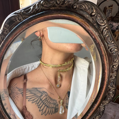 Goddess Quartz Choker